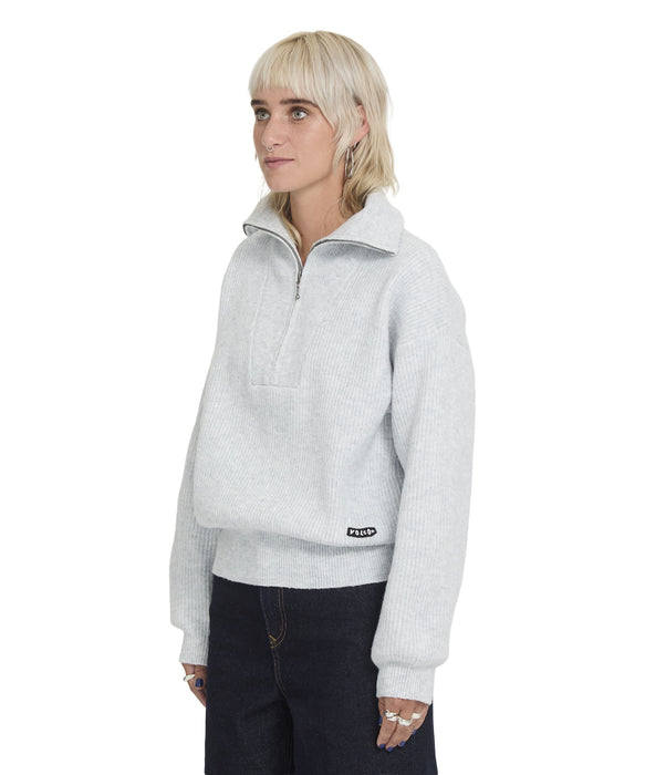 VOLCOM ウィメンズ VOLTRANE SWEATER セーター 【2026年秋冬モデル】 BNH / L