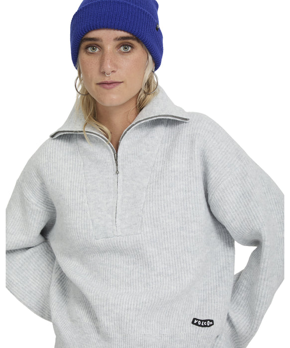 VOLCOM ウィメンズ VOLTRANE SWEATER セーター 【2026年秋冬モデル】 BNH / L