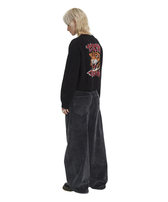 VOLCOM ウィメンズ FA OZZY CARDIGAN カーディガン 【2026年秋冬モデル】 BLK / M