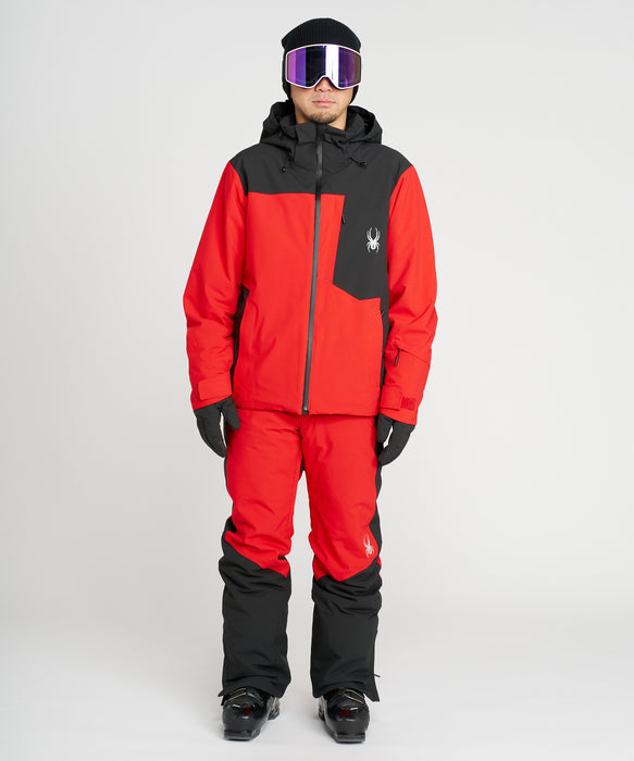 SPYDER メンズ PROPULSION PANTS J ロングパンツ RED / L