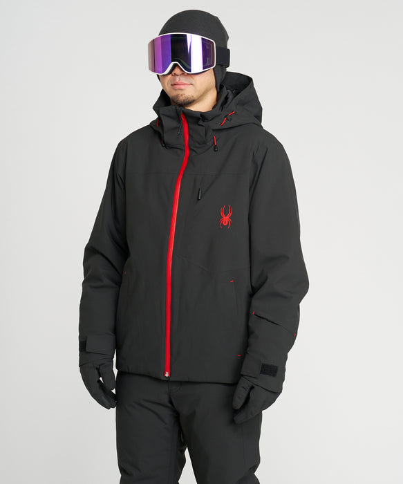 SPYDER メンズ LEADER JACKET J ジャケット BLK / L