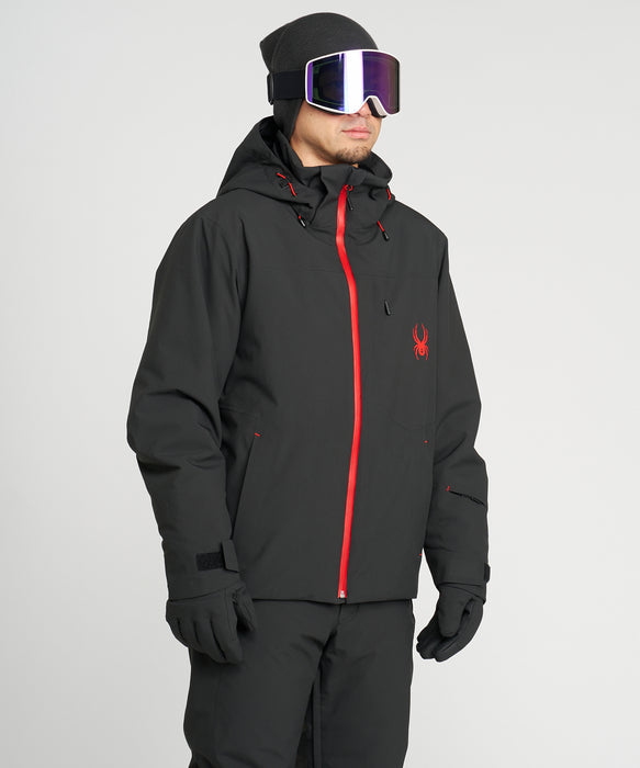 SPYDER メンズ LEADER JACKET J ジャケット BLK / L