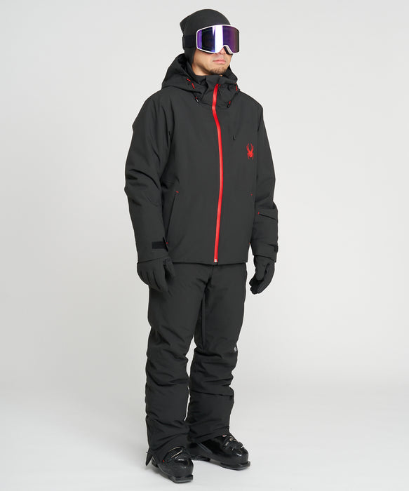 SPYDER メンズ LEADER JACKET J ジャケット BLK / L
