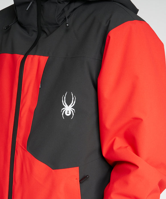 SPYDER メンズ LEADER JACKET J ジャケット RED / L