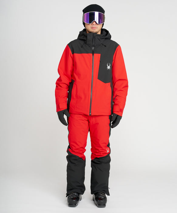 SPYDER メンズ LEADER JACKET J ジャケット RED / L