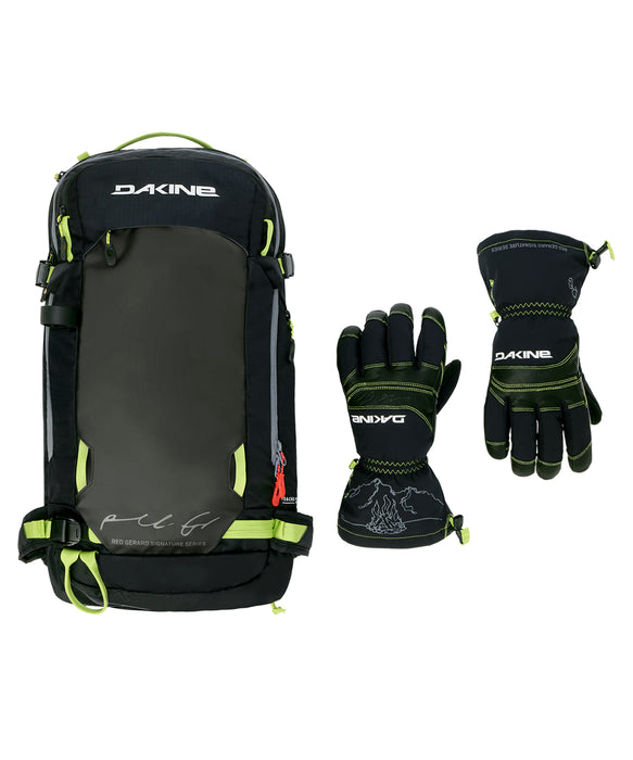 DAKINE TEAM POACHER BACKPACK 22L RED GERARD BLK / F
