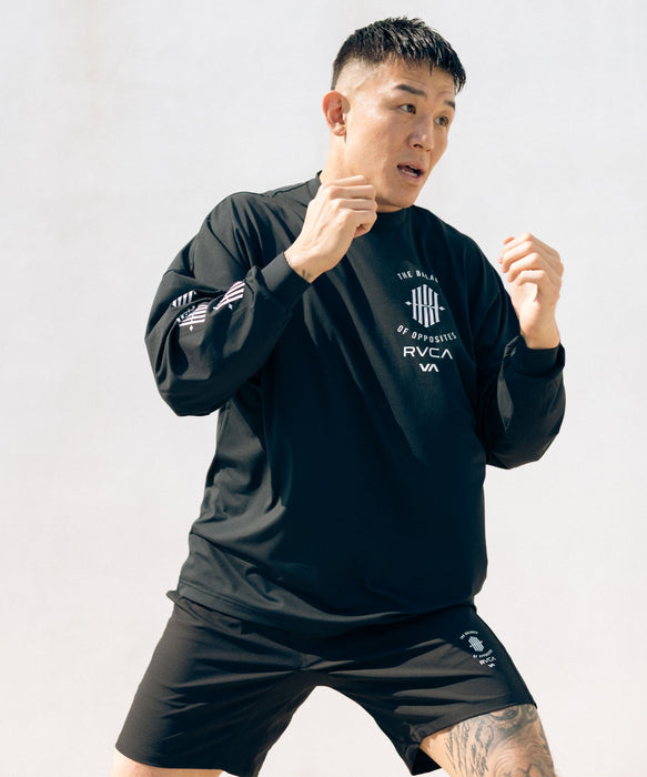 RVCA SPORT メンズ 【RVCA×KHI】 LT ストレッチ・ドライ ロンT 【2026年秋冬モデル】