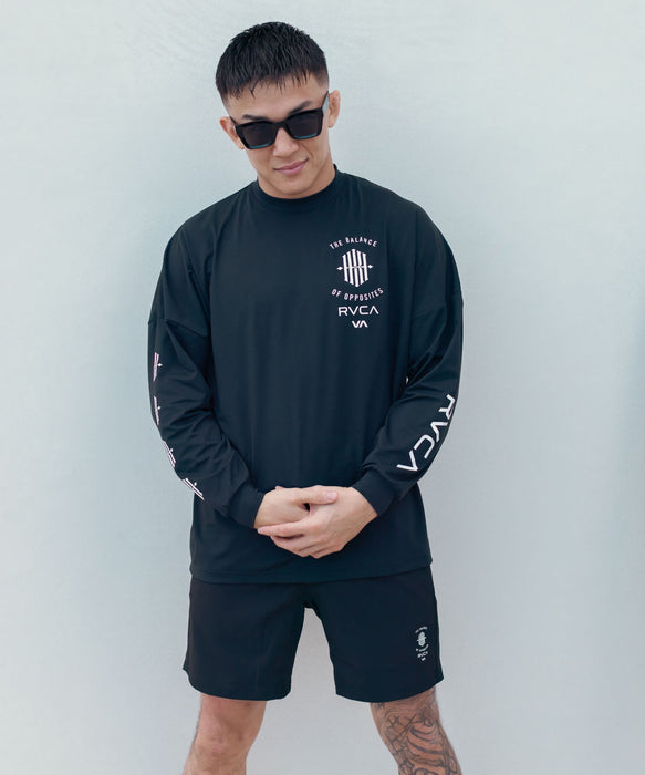 RVCA SPORT メンズ 【RVCA×KHI】 LT ストレッチ・ドライ ロンT 【2026年秋冬モデル】
