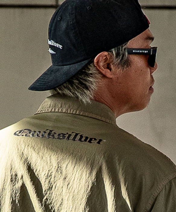 【OUTLET】Quiksilver メンズ PG COACH JACKET コーチジャケット ユーズドライク MERCURY
