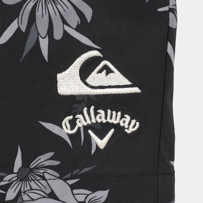 【QUIKSILVER X Callaway】CWQS COASTAL FLORAL RELAX SHORTS花柄サーフショートパンツ