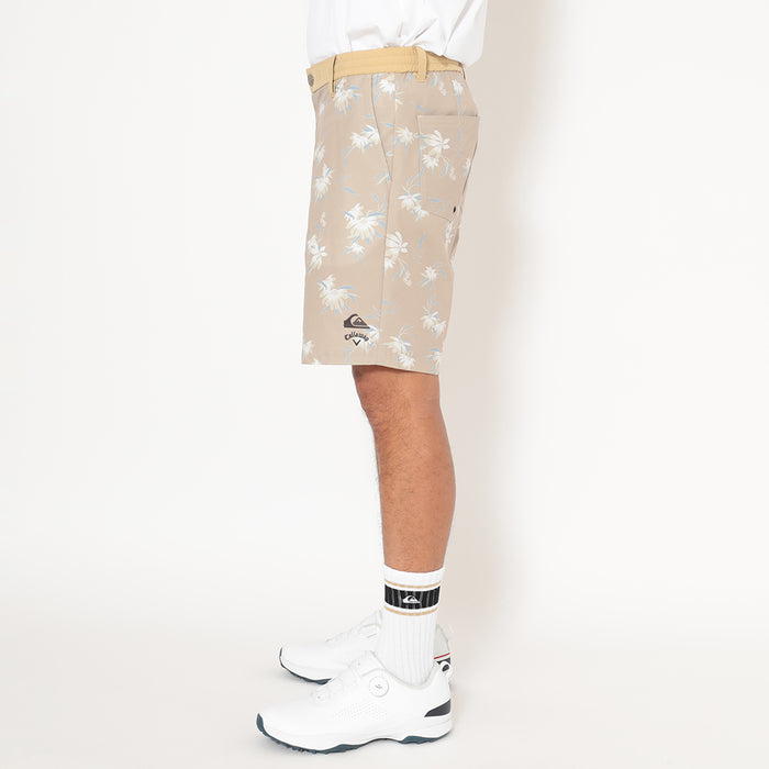 【QUIKSILVER X Callaway】CWQS COASTAL FLORAL RELAX SHORTS花柄サーフショートパンツ