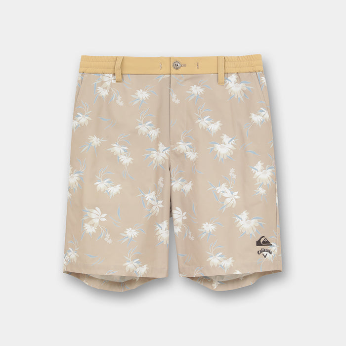 【QUIKSILVER X Callaway】CWQS COASTAL FLORAL RELAX SHORTS花柄サーフショートパンツ