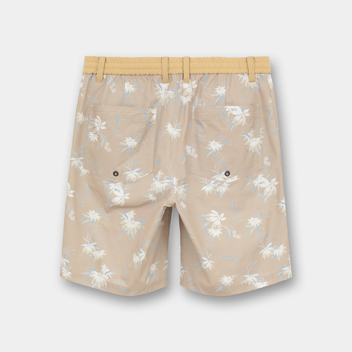 【QUIKSILVER X Callaway】CWQS COASTAL FLORAL RELAX SHORTS花柄サーフショートパンツ