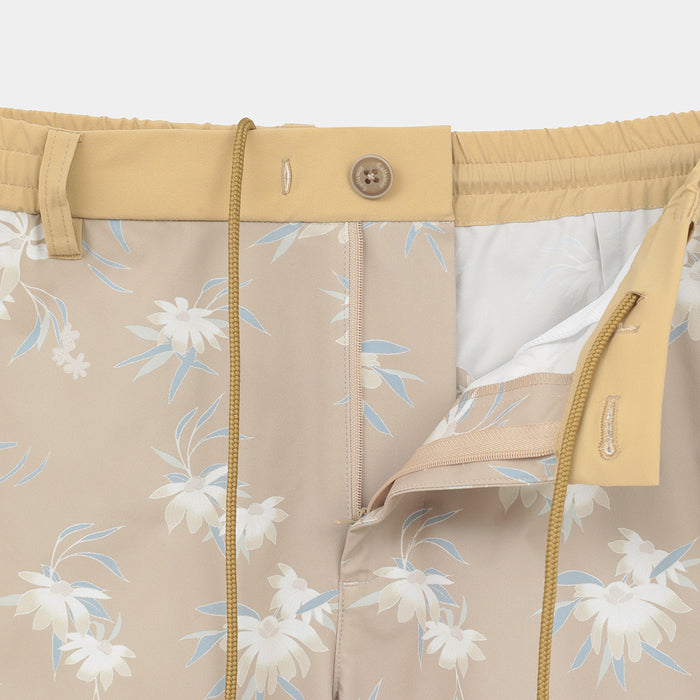 【QUIKSILVER X Callaway】CWQS COASTAL FLORAL RELAX SHORTS花柄サーフショートパンツ