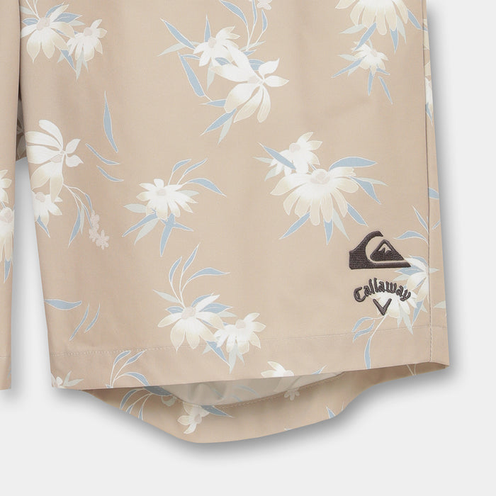 【QUIKSILVER X Callaway】CWQS COASTAL FLORAL RELAX SHORTS花柄サーフショートパンツ