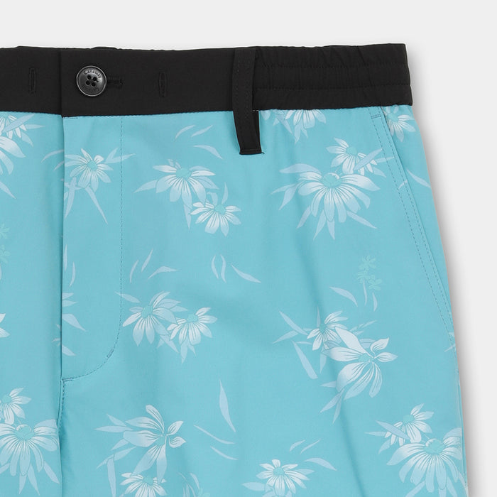 【QUIKSILVER X Callaway】CWQS COASTAL FLORAL RELAX SHORTS花柄サーフショートパンツ