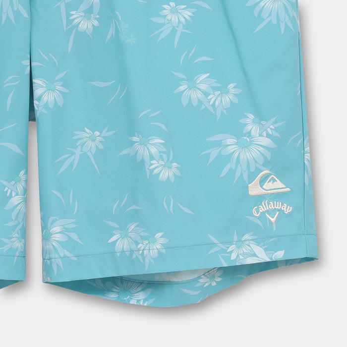 【QUIKSILVER X Callaway】CWQS COASTAL FLORAL RELAX SHORTS花柄サーフショートパンツ