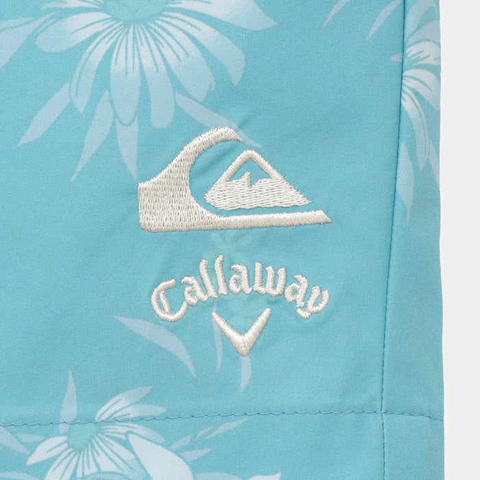 【QUIKSILVER X Callaway】CWQS COASTAL FLORAL RELAX SHORTS花柄サーフショートパンツ