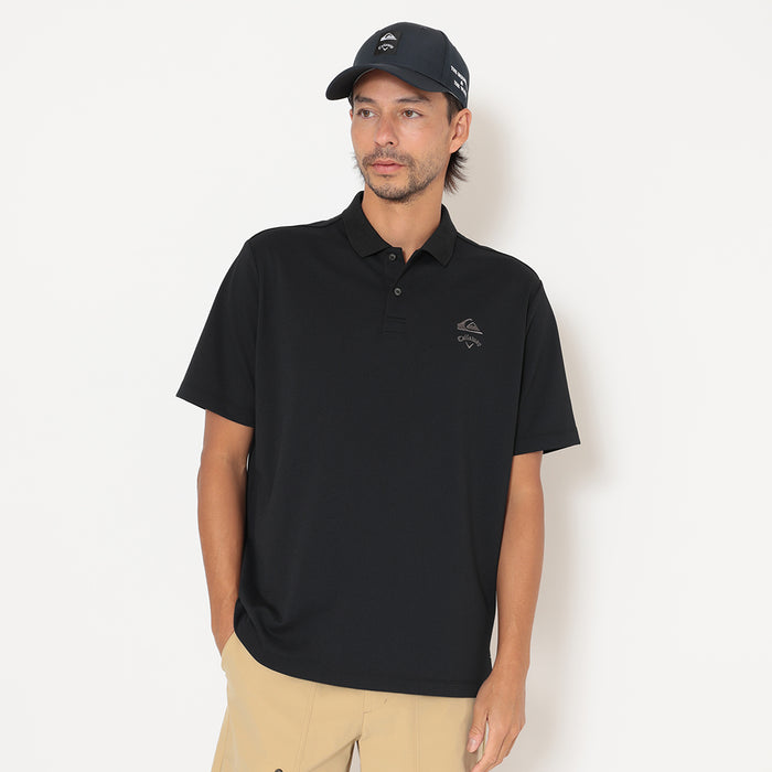 【QUIKSILVER X Callaway】CWQS POLO SSバックロゴ半袖ポロシャツ