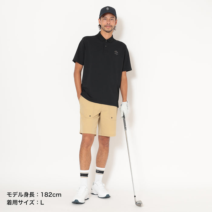 【QUIKSILVER X Callaway】CWQS POLO SSバックロゴ半袖ポロシャツ