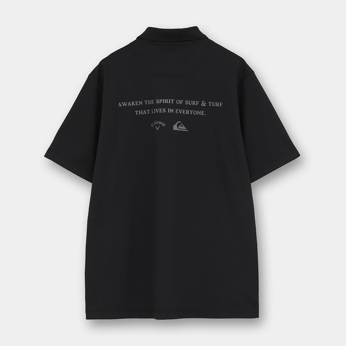 【QUIKSILVER X Callaway】CWQS POLO SSバックロゴ半袖ポロシャツ