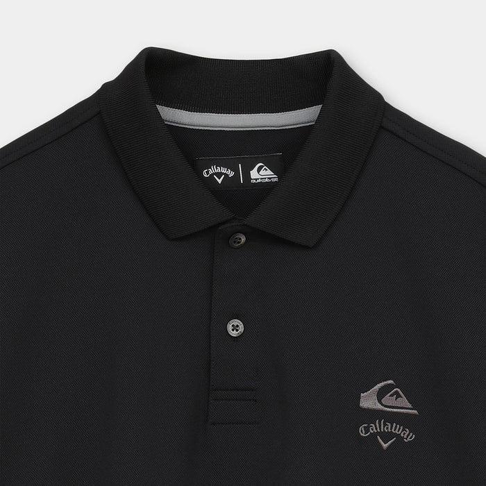 【QUIKSILVER X Callaway】CWQS POLO SSバックロゴ半袖ポロシャツ