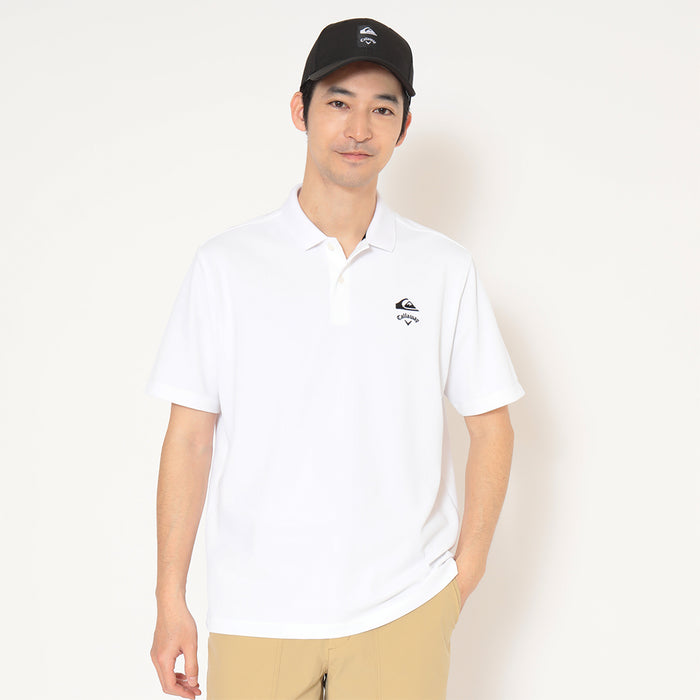 【QUIKSILVER X Callaway】CWQS POLO SSバックロゴ半袖ポロシャツ