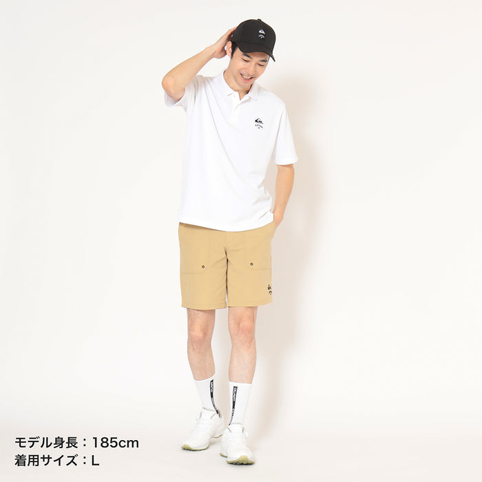 【QUIKSILVER X Callaway】CWQS POLO SSバックロゴ半袖ポロシャツ