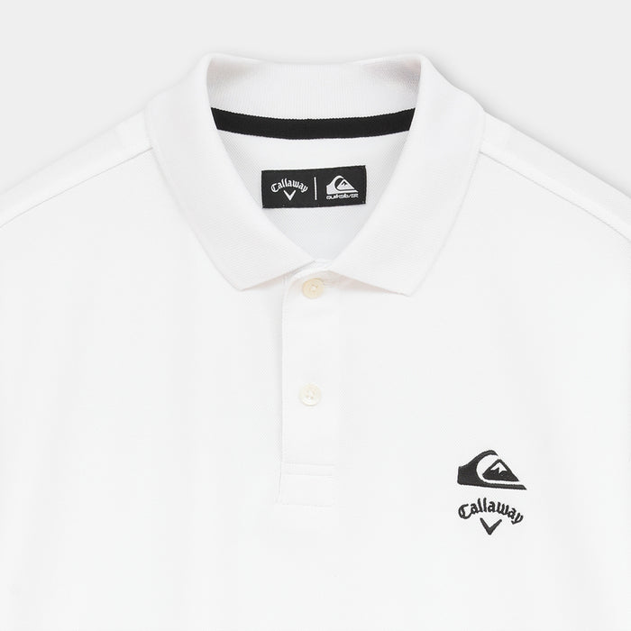【QUIKSILVER X Callaway】CWQS POLO SSバックロゴ半袖ポロシャツ