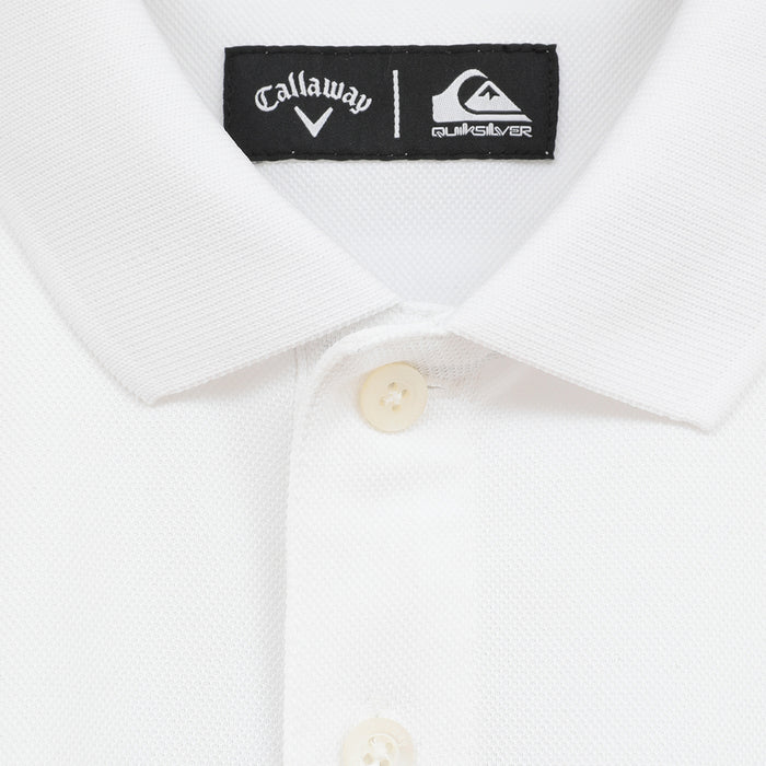【QUIKSILVER X Callaway】CWQS POLO SSバックロゴ半袖ポロシャツ