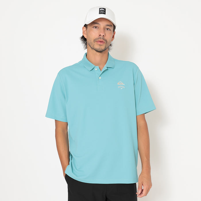 【QUIKSILVER X Callaway】CWQS POLO SSバックロゴ半袖ポロシャツ