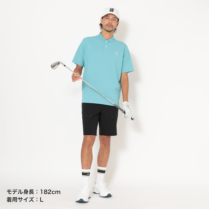 【QUIKSILVER X Callaway】CWQS POLO SSバックロゴ半袖ポロシャツ