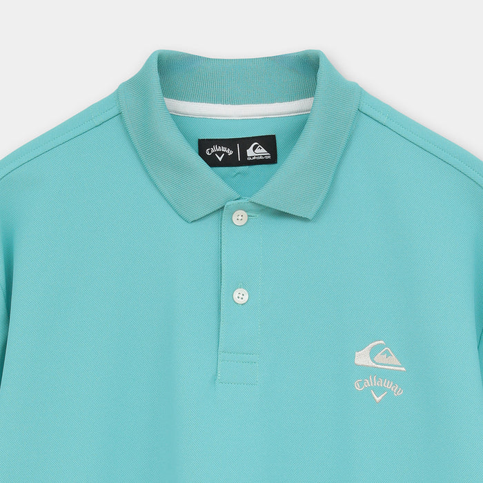 【QUIKSILVER X Callaway】CWQS POLO SSバックロゴ半袖ポロシャツ