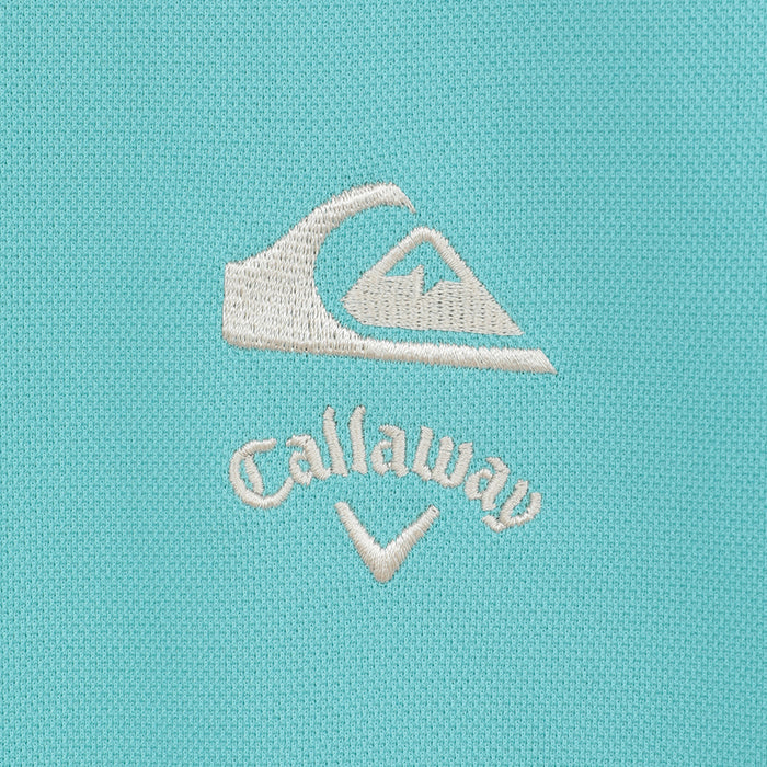【QUIKSILVER X Callaway】CWQS POLO SSバックロゴ半袖ポロシャツ