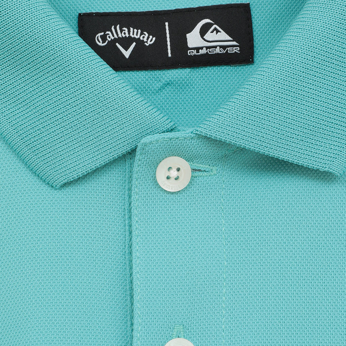 【QUIKSILVER X Callaway】CWQS POLO SSバックロゴ半袖ポロシャツ