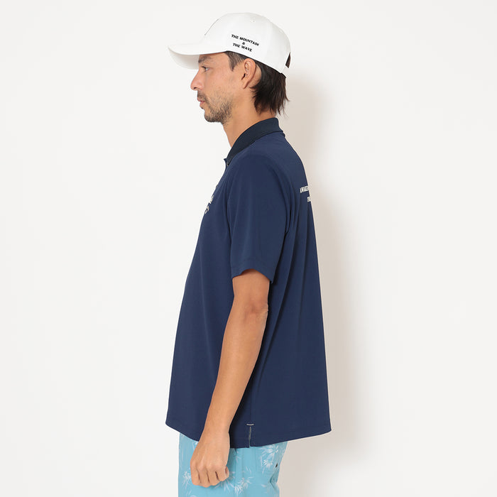 【QUIKSILVER X Callaway】CWQS POLO SSバックロゴ半袖ポロシャツ