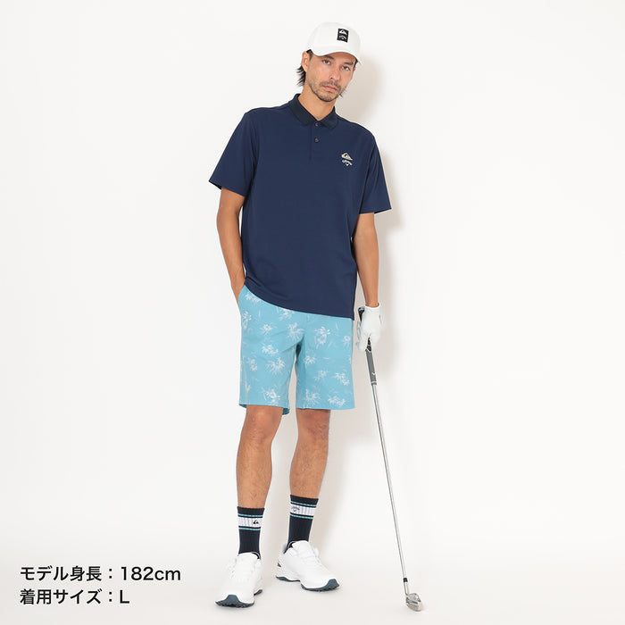【QUIKSILVER X Callaway】CWQS POLO SSバックロゴ半袖ポロシャツ