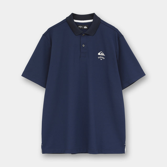 【QUIKSILVER X Callaway】CWQS POLO SSバックロゴ半袖ポロシャツ
