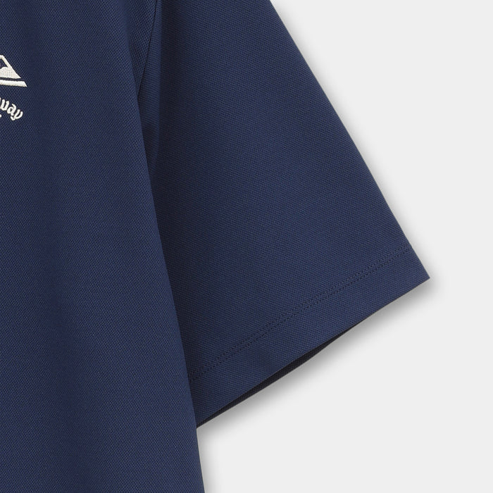 【QUIKSILVER X Callaway】CWQS POLO SSバックロゴ半袖ポロシャツ