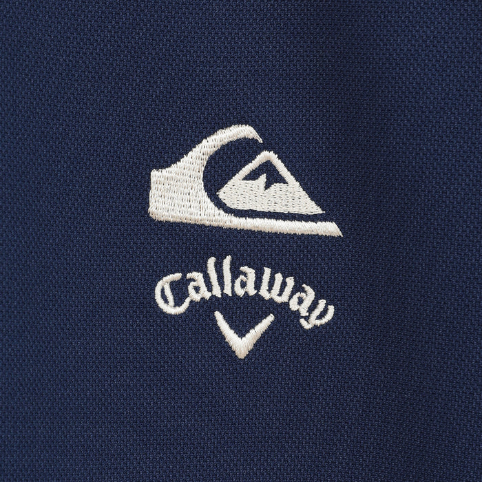 【QUIKSILVER X Callaway】CWQS POLO SSバックロゴ半袖ポロシャツ