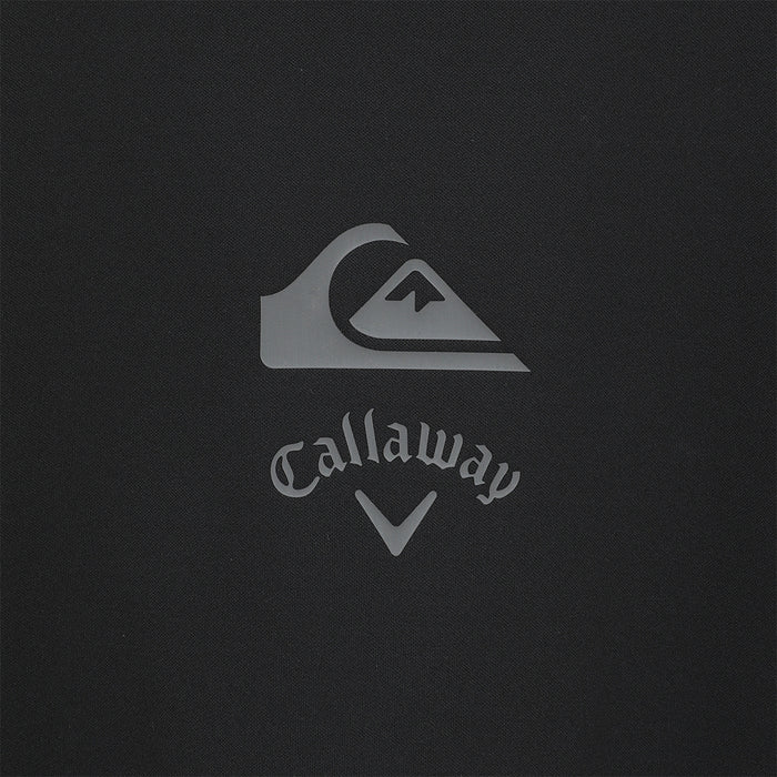 【QUIKSILVER X Callaway】CWQS MOCK NECK STバックロゴ半袖モックネック