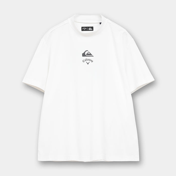 【QUIKSILVER X Callaway】CWQS MOCK NECK STバックロゴ半袖モックネック