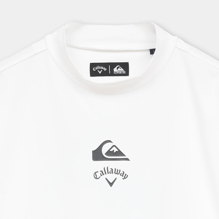 【QUIKSILVER X Callaway】CWQS MOCK NECK STバックロゴ半袖モックネック