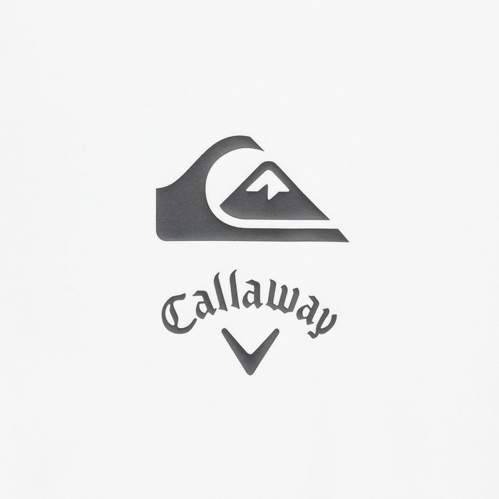 【QUIKSILVER X Callaway】CWQS MOCK NECK STバックロゴ半袖モックネック