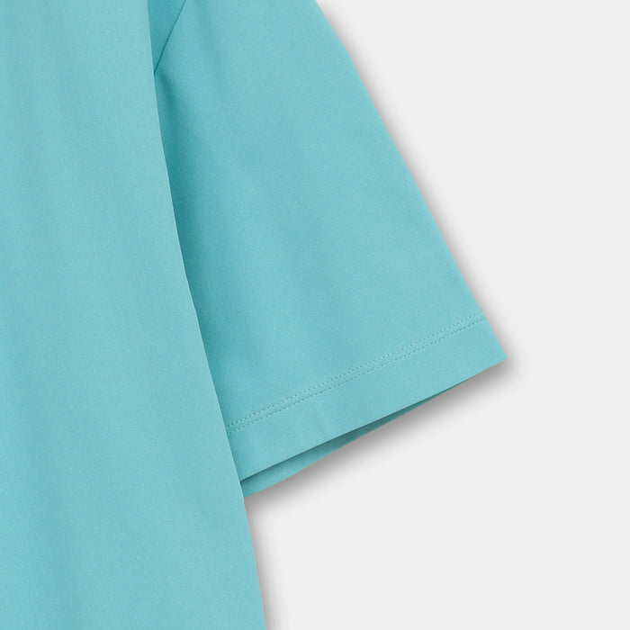 【QUIKSILVER X Callaway】CWQS MOCK NECK STバックロゴ半袖モックネック