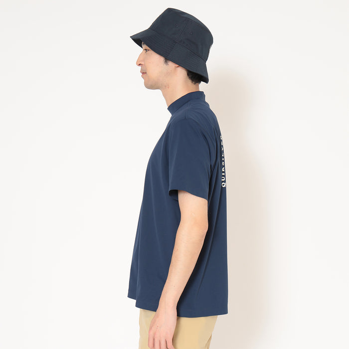 【QUIKSILVER X Callaway】CWQS MOCK NECK STバックロゴ半袖モックネック
