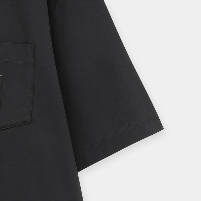 【QUIKSILVER X Callaway】CWQS MOCK NECK POCKET STバックロゴ半袖モックネック
