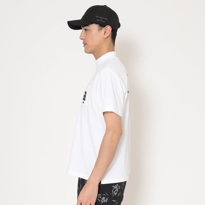【QUIKSILVER X Callaway】CWQS MOCK NECK POCKET STバックロゴ半袖モックネック