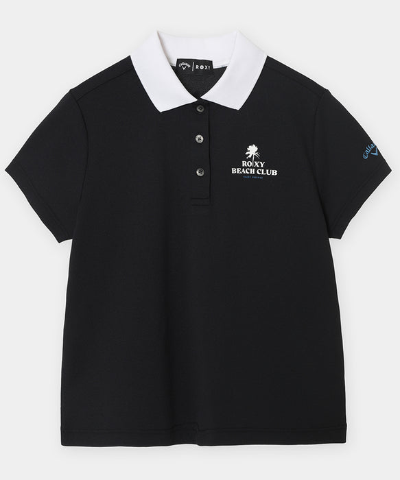 【Callaway×ROXY】S/S POLO カノコポロシャツ 【2026年夏モデル】
