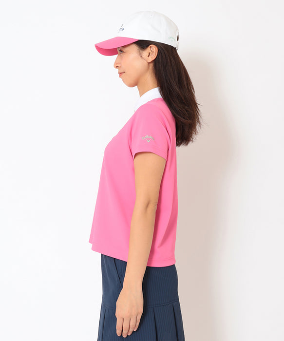 【Callaway×ROXY】S/S POLO カノコポロシャツ 【2026年夏モデル】